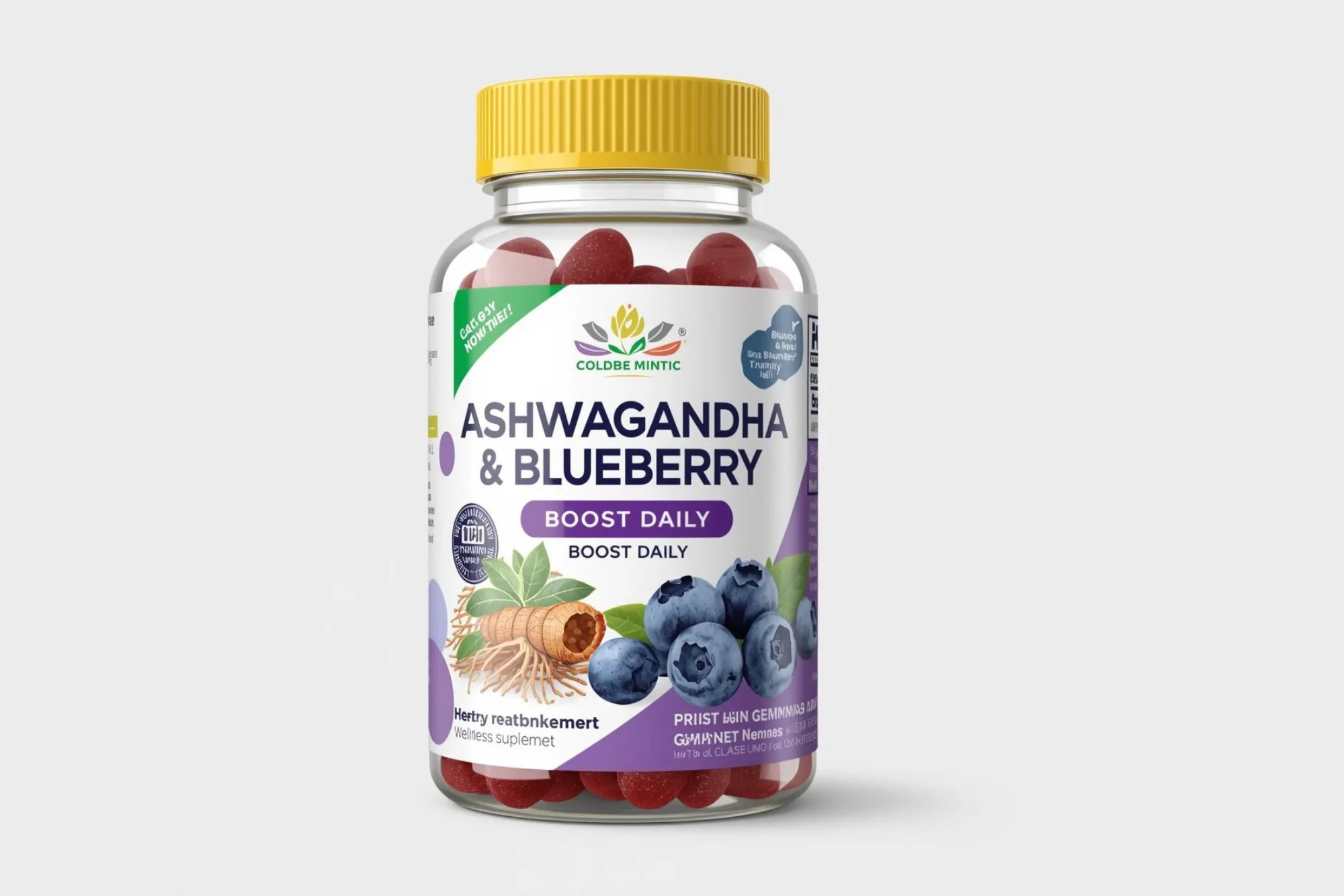 Ashwagandha and Blueberry Gummies Boost Daily