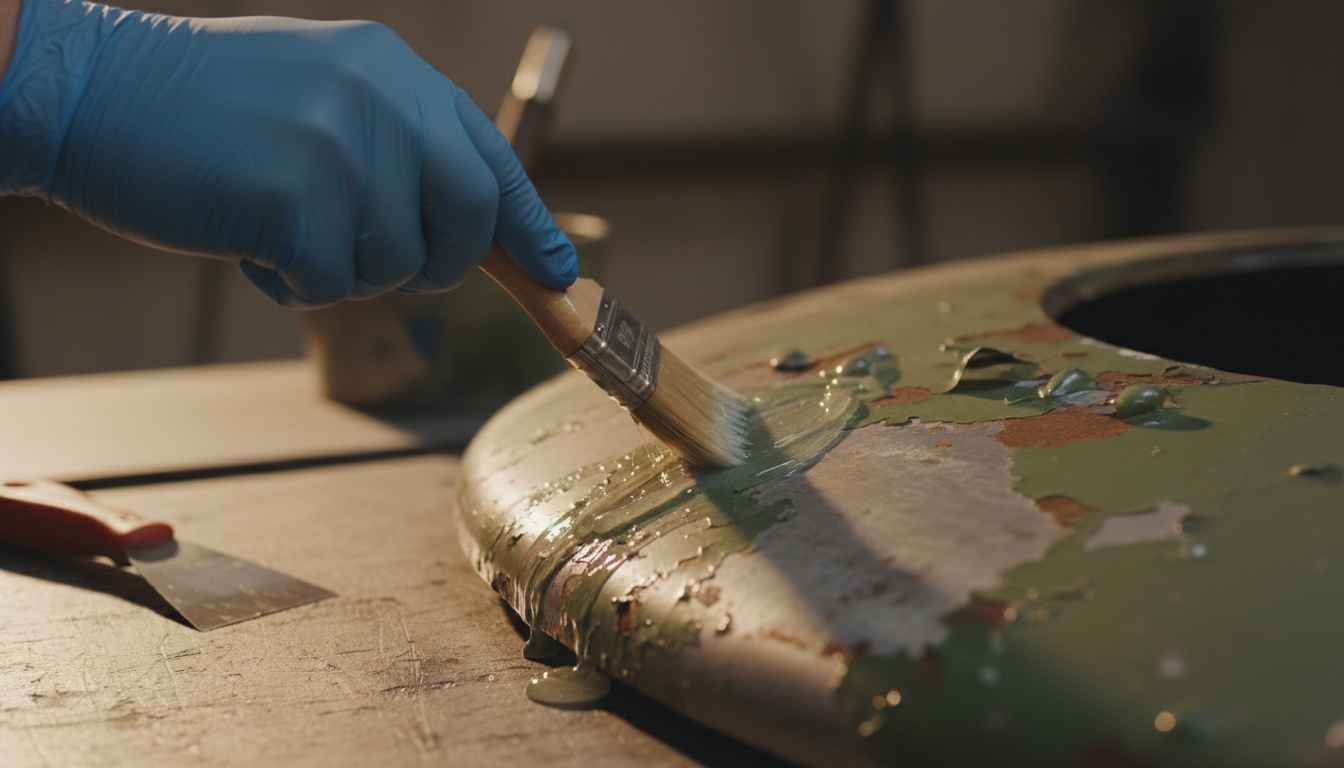 how to get paint off metal